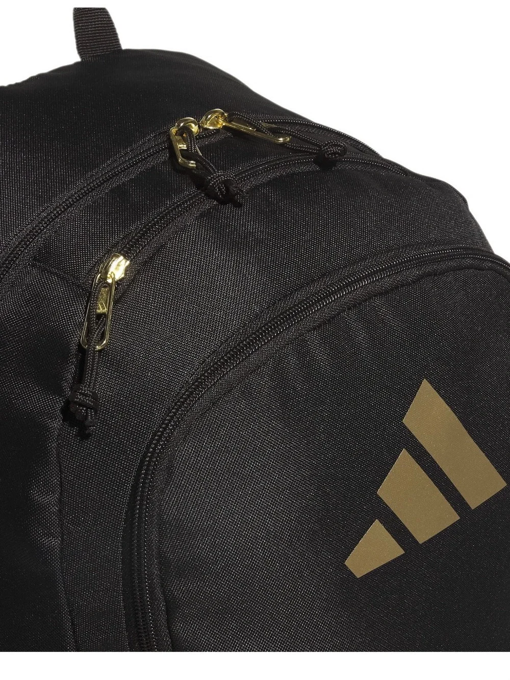 adidas classic school Black Backpack with Gold Logo new with tag